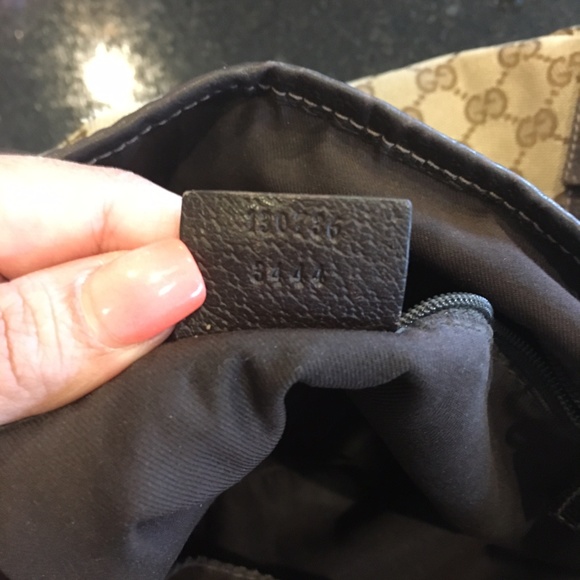 Abbey Signature Gg Hobo 866300 Brown Monogram - Picture 6 of 8